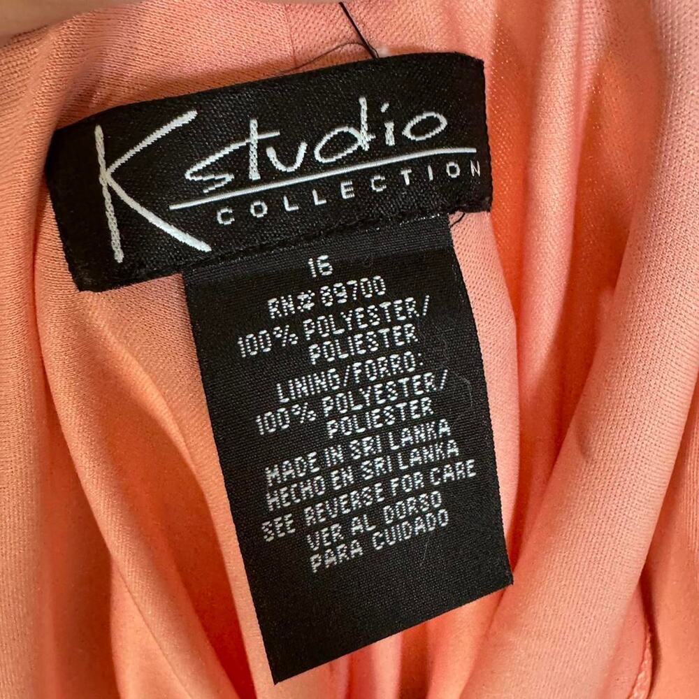 Y2K Fairycore Midi Dress Floral Chiffon Size 16 Wedding Guest Garden Party - Picture 9 of 9